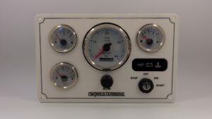 Westerbeke Marine Instrument Panel 4 Offshore Gauges