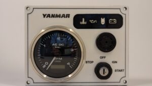 Yanmar Diesel Engine Panel 1 Premier Tachometer Gauge (Made in USA)