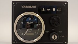 Yanmar Diesel Engine Panel 1 Premier Tachometer Gauge (Made in USA)