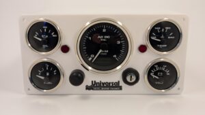 Universal Engine Marine Panel - 5 Premier Gauges (Made in USA)