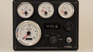 Volvo Penta Advanced Marine Panel w/ 4 Premier Gauges (MADE IN USA)